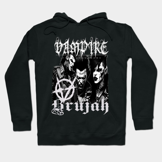 Brujah ( B&W Version 2) Hoodie by The Dark Vestiary